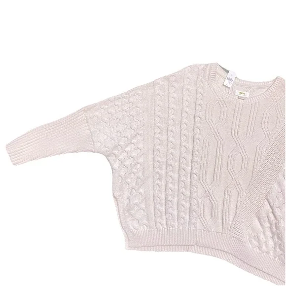 Anthropologie Maeve Oversized Cable Sweater Size XL Preppy Fisherman Academia - Picture 11 of 16